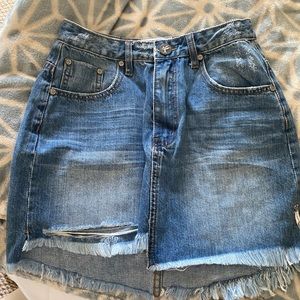 Denim skirt